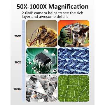 1080P 4.3" Coin Microscope - Aopick Digital USB Magnifier