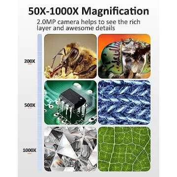 1080P 4.3" Coin Microscope - Aopick Digital USB Magnifier