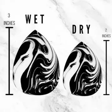 Premium Marble Makeup Sponges for Flawless Blending