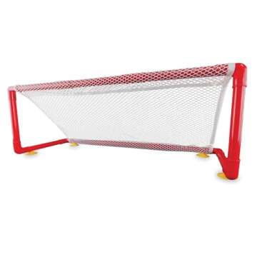 MindWare Super Striker Hover Soccer Ball Set - Indoor Soccer for Kids Ages 3 and Up - Flashing LED Lights - USB Charger - Includes 2 Sturdy Nets for 1 or 2-Player Indoor Games for Kids 8-12