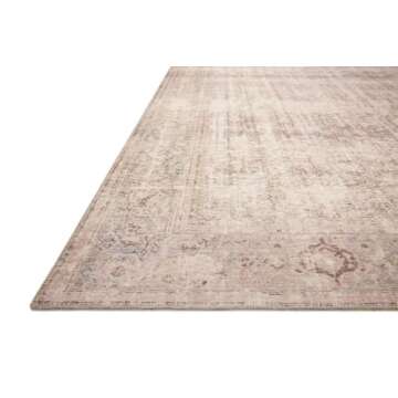 Loloi Amber Lewis Georgie Collection GER-02 Ocean/Sand 5'-0" x 7'-6", .19" Pile Height, Area Rug
