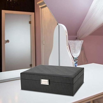 Travel Jewelry Organizer Case – Black Necklace Holder