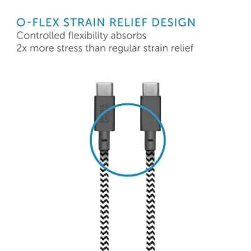 Native Union 8ft USB-C Cable with Leather Strap - Stylish & Durable