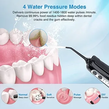 Cordless Water Dental Flosser by INSMART for Optimal Oral Care