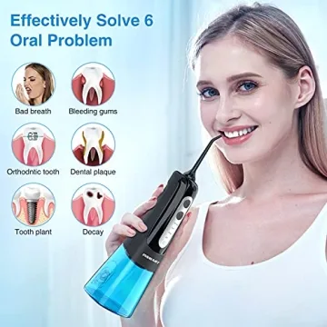 Cordless Water Dental Flosser by INSMART for Optimal Oral Care