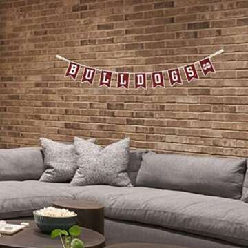 Mississippi State University Tailgate Banner by Hanna’s Handiworks – Lightweight Pre-Strung Fabr...