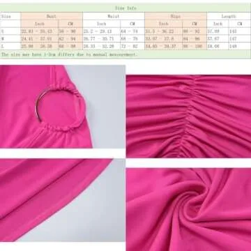 Yazinie Women Sexy Backless Dress Open Back Dress Cocktail Maxi Dress for Women Burgundy