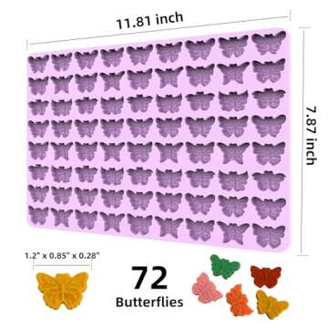 sofliym Butterfly Molds for Creative Chocolate Candy Making