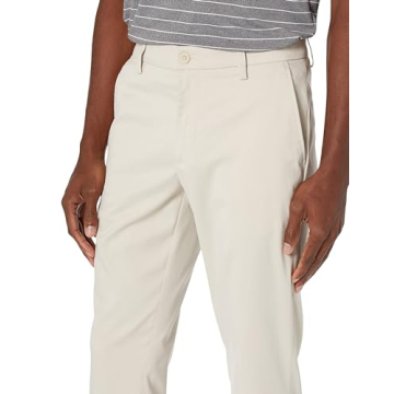 Slim Fit Stretch Golf Pants for Active Men