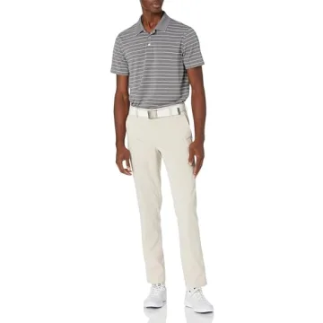 Slim Fit Stretch Golf Pants for Active Men