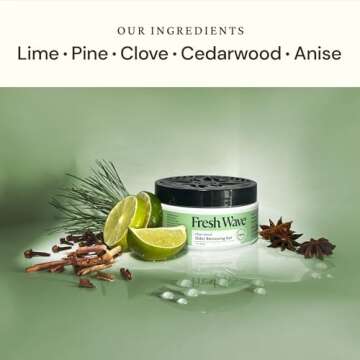 Fresh Wave Odor Removing Gel, 7 oz., Pack of 3 - Odor Absorbers for Home, Safer Odor Relief, Natural...