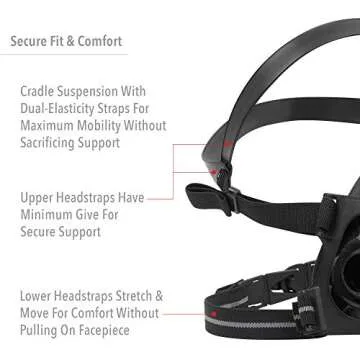 Honeywell North 7700 Half Mask Silicone Respirator