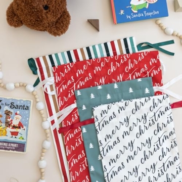 Gather & Knot Reusable Christmas Gift Bags Set