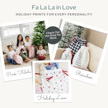 Gather & Knot Reusable Christmas Gift Bags Set