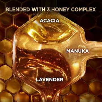 Garnier Whole Blends Honey Treasures Repairing Shampoo and Conditioner Set for Dry, Damaged Hair, 22 Fl Oz (2 Items), 1 Kit (Packaging May Vary)