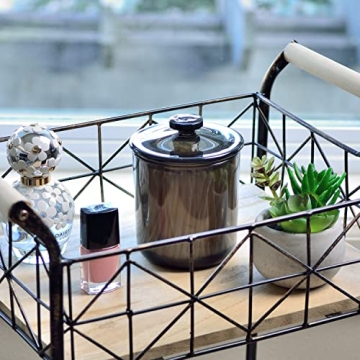 Youngever Black Apothecary Jars - Stylish Organization Made Easy