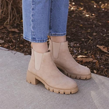Stylish Fttpdeaus Women's Chunky Platform Ankle Boots