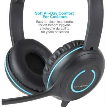 Cyber Acoustics AC-5002 Headset with Noise Cancelling Mic