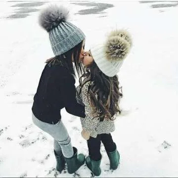 Matching Parent-Child Winter Warmer Hat Set