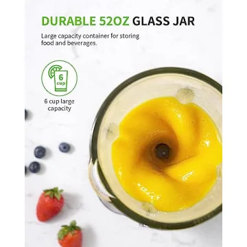 SHARDOR 1200W Blender for Smoothies Shakes & Sauces