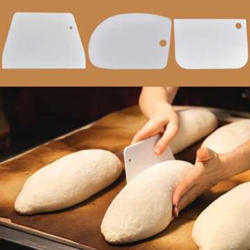 Versatile Jzszera Cake Scraper Tools Set for Easy Decorating