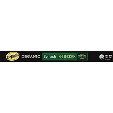DeBoles Organic Spinach Pasta Fettuccini, Healthy & Delicious