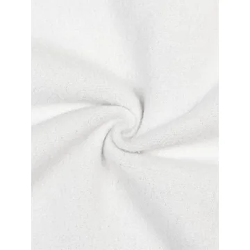 Stylish LASLULU Fuzzy Cropped Sweatshirt for Comfort