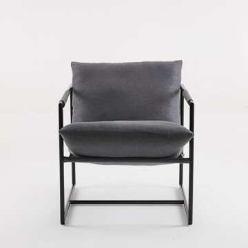 Kosydown Basic Accent Sling Chair Large in Dark Grey