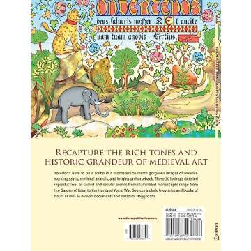 Illuminated Manuscripts Coloring Book - Transform Classic Art into Personal Masterpieces