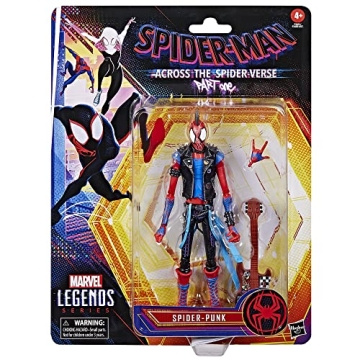 Spider-Man Spider-Punk Action Figure, 6 Inch Toy