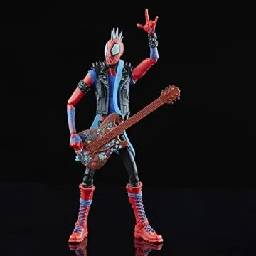 Spider-Man Spider-Punk Action Figure, 6 Inch Toy