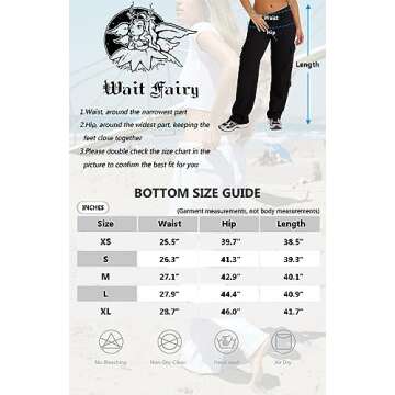 Waitfairy Womens Cargo Sweatpants Casual Baggy High Waisted Joggers Pants Fleece Sweat Pants with Pocket Pink L