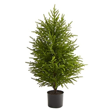 Nearly Natural 40in. Norfolk Island Pine Tree - Realistic Decor