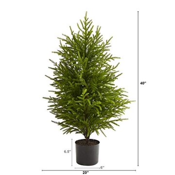 Nearly Natural 40in. Norfolk Island Pine Tree - Realistic Decor