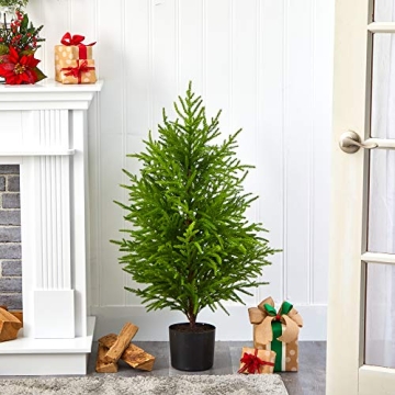 Nearly Natural 40in. Norfolk Island Pine Tree - Realistic Decor