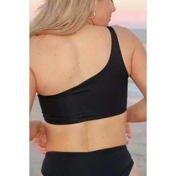Amelia Top One Shoulder Bikini for Confident Beach Days