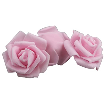 Lightingsky 300pcs Real Touch Artificial Rose Heads