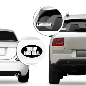 Support Veterans with Trump Bumper Sticker - 3 x 8 Vinyl Decal