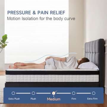 Netply Queen Mattress: Supportive & Comfortable Hybrid Foam