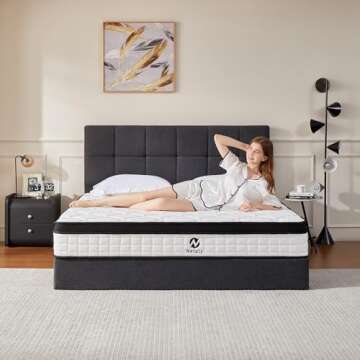 Netply Queen Mattress: Supportive & Comfortable Hybrid Foam