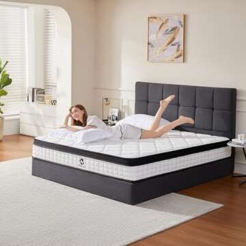Netply Queen Mattress: Supportive & Comfortable Hybrid Foam
