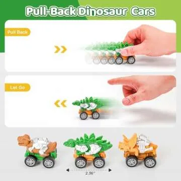 Dino Egg Amusement Park for Kids 3-7, Fun Educational Toys