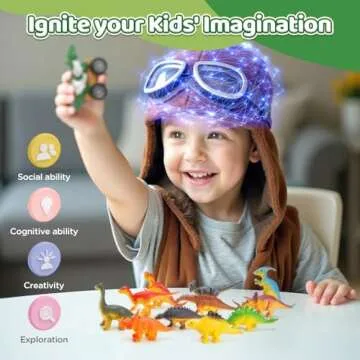 Dino Egg Amusement Park for Kids 3-7, Fun Educational Toys