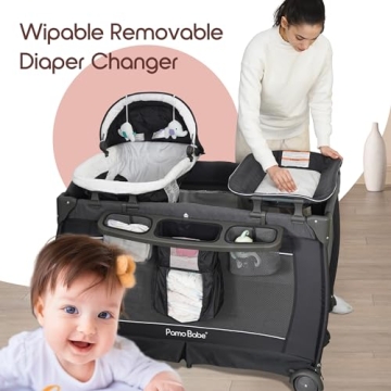 Pamo Babe Deluxe Nursery Center 5-in-1 Playard