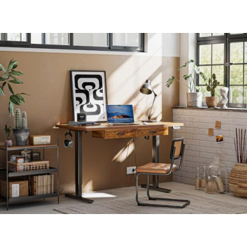 FEZIBO Adjustable Height Electric Desk for Home Office