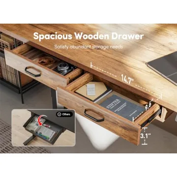 FEZIBO Adjustable Height Electric Desk for Home Office