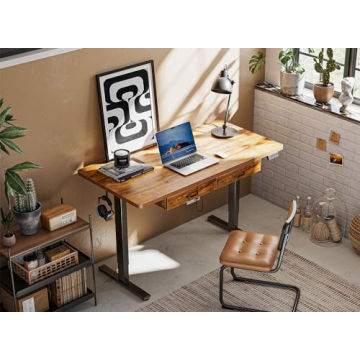 FEZIBO Adjustable Height Electric Desk for Home Office