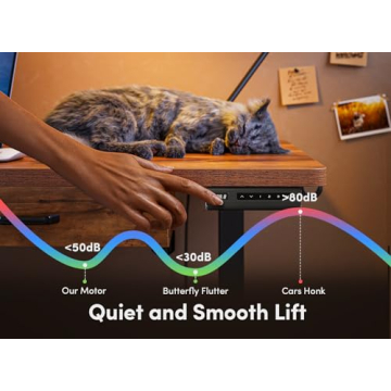 FEZIBO Adjustable Height Electric Desk for Home Office