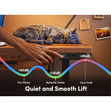 FEZIBO Adjustable Height Electric Desk for Home Office