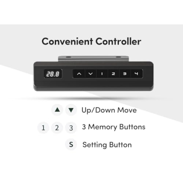 FEZIBO Adjustable Height Electric Desk for Home Office